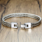 Men’s Stylish Stainless Steel Chain Bracelet – Modern Charm Jewelry